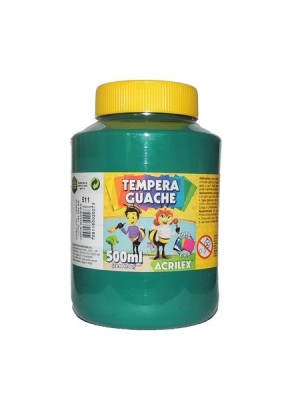 TINTA GUACHE VERDE BANDEIRA - 500ML - ACRILEX