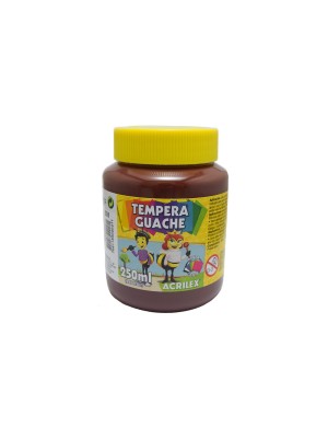 TINTA GUACHE MARROM - 250ML - ACRILEX