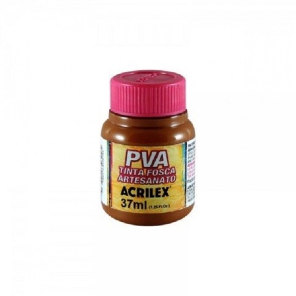 TINTA PVA FOSCA MARROM- 37ML- ACRILEX