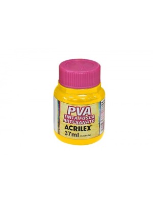 TINTA PVA FOSCA AMARELO OURO- 37ML- ACRILEX