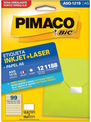 ETIQUETA A5Q-1219 - 12x19 - 1188UN - PIMACO