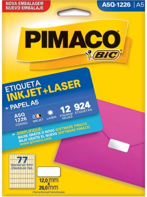 ETIQUETA A5Q-1226 - 12x26 - 924UN - PIMACO