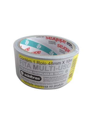 FITA SILVER TAPE - 48x10 - ADELBRAS