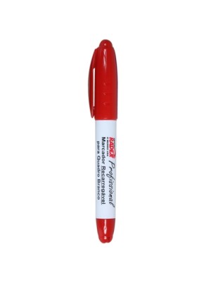PINCEL PARA QUADRO BRANCO COM CLIP VERMELHO - RADEX