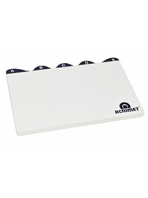 ÍNDICES A/Z PARA FICHAS 5