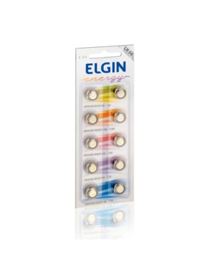 BATERIA LR54/LR1130/AG10 1,5V  C/10 - ELGIN