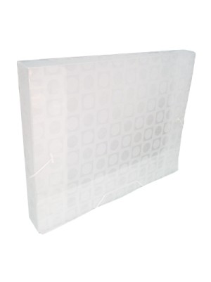 PASTA ABA ELÁSTICA OFÍCIO TRANSPARENTE 55MM - DAC