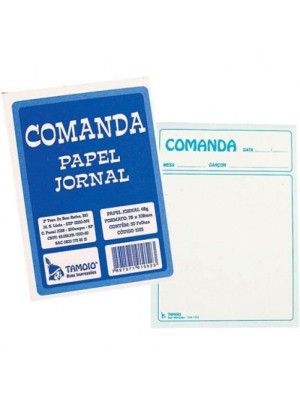 COMANDA JORNAL 50FLS 20BL REF.1052 TAMOIO