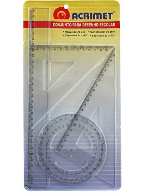 CONJUNTO PARA DESENHO ESCOLAR - ACRIMET