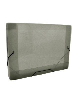 PASTA ABA ELÁSTICA OFÍCIO FUMÊ 55MM - DAC