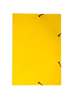 PASTA ABA ELASTICO PAPELAO AMARELA