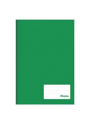 CADERNO 1/4 BROCHURA VERDE - 48FLS