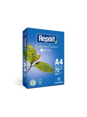 PAPEL SULFITE A4 AZUL - 500FLS - REPORT