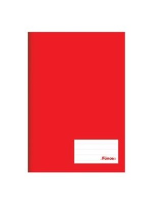 CADERNO 1/4 BROCHURA VERMELHO - 48FLS