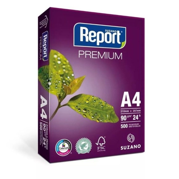PAPEL SULFITE A4 90G- 500FLS - REPORT