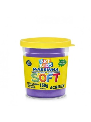 MASSINHA SOFT VIOLETA- 150G- ACRILEX