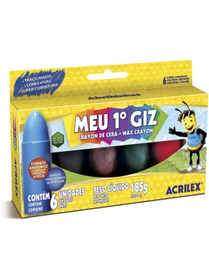MEU 1° GIZ 6 CORES - ACRILEX