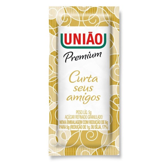 SACHÊ AÇUCAR REFINADO UNIÃO - 400UN