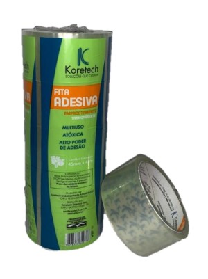 FITA ADESIVA TRANSPARENTE - 45x45 - KORETECH
