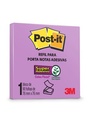 BLOCO POST-IT ROXO - 76x76 - 3M