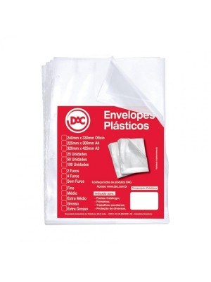 ENVELOPE PLASTICO SF.100UN. REF.5077-100 - DAC