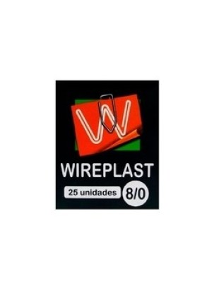 CLIPES GALVANIZADO 8/0 - 25UN - WIREPLAST