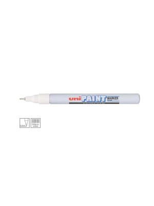 CANETA MARC. PERM. PX-203 BRANCO C/12UN