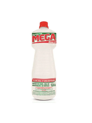 ALCOOL LIQUIDO 1LT 70º  - MEGA FIO