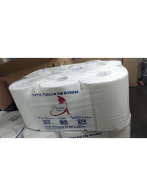 PAPEL TOALHA 20CMX200MT CELULOSE C/6RL -  PIERRE (17.15.32)