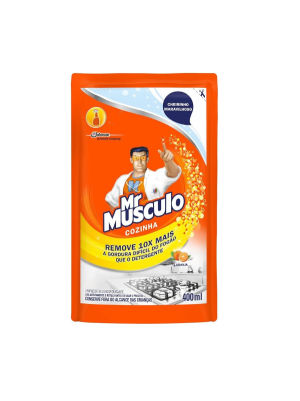 LIMPADOR DESENG. MR MUSC  400ML SACHE