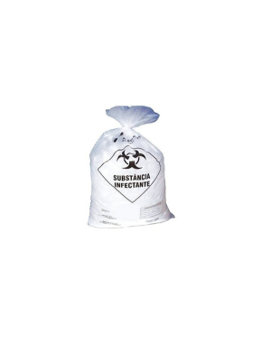 SACO LIXO 100LT 100UN. INFECTANTE BRANCO
