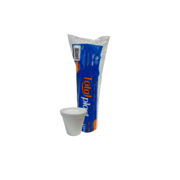 COPO TERMICO ISOPOR 180ML C/20UN
