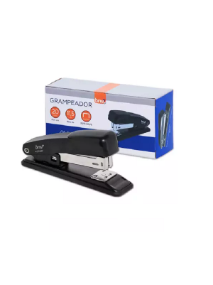 GRAMPEADOR METAL 20FLS PRETO BRW
