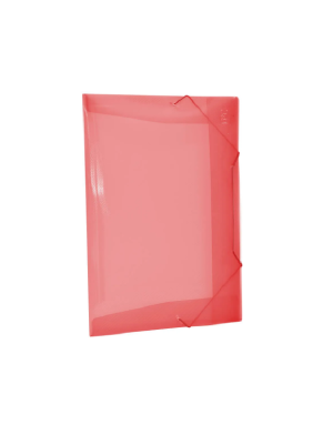 PASTA PP ABA ELASTICO 1/2 OF.VERMELHO REF.500 - DAC