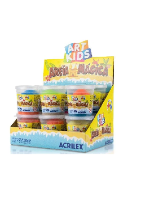 AREIA MAGICA ACRILEX 200G CORES