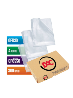 ENVELOPE PLASTICO 4F CX.300UN REF.088 - DAC