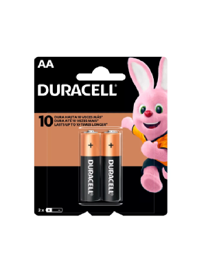 PILHA ALCALINA AA 2UN DURACELL