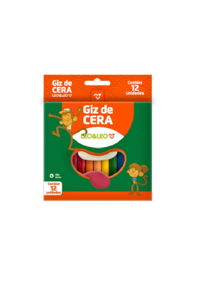 GIZ DE CERA 12 CORES LEO&LEO