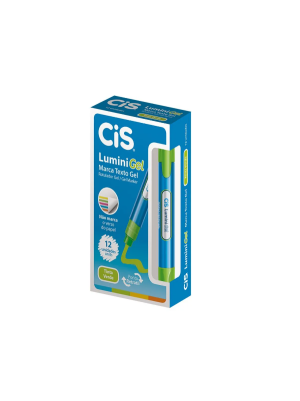 PINCEL MARCA TEXTO CIS LUMINI GEL VERDE
