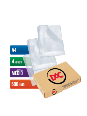 ENVELOPE PLASTICO 4F CX.500UN DAC REF.178A4