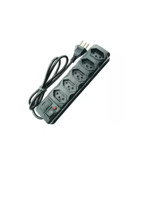 FILTRO LINHA ELITE 05 TOMADAS PRETO