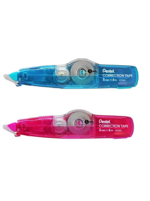 CORRETIVO FITA 5MM 6M PENTEL ROSA C/REFIL