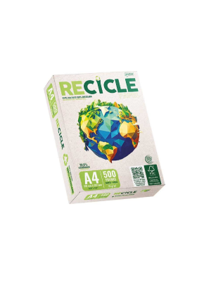 PAPEL SULFITE A4 RECICLADO RECILE - 5.000FL - JANDAIA