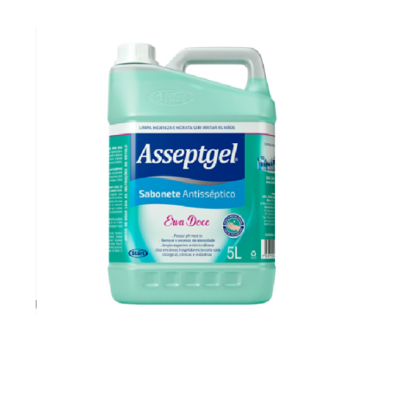 SABONETE LIQUIDO ASSEPTGEL  ERVA DOCE 5L ANTISSEPTICO