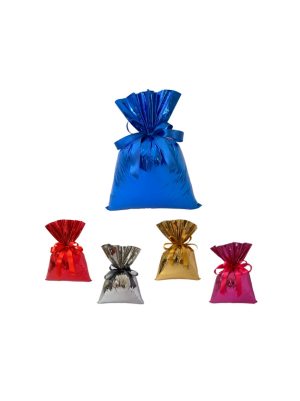 SACO PRESENTE METALIZADO SORT.15X29 50UN.