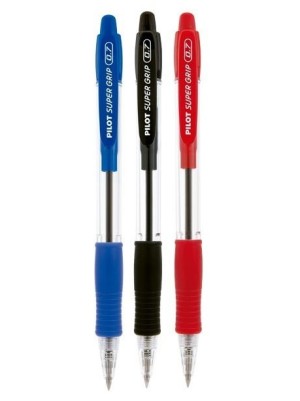 CANETA ESFEROGRÁFICA SUPER GRIP FINA AZUL- PILOT