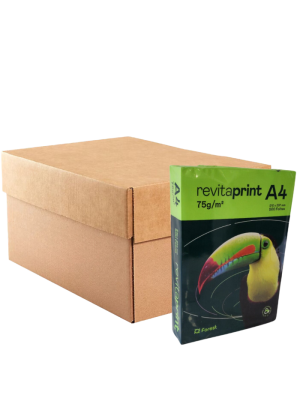 PAPEL SULFITE A4 RECICLADO - 5.000FL - REVITAPRINT
