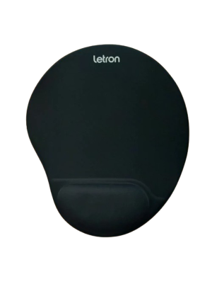 PAD MOUSE GEL PRETO 25,5X22CM LETRON