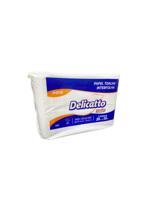 PAPEL TOALHA FOLHA SIMPLES 100% CELULOSE - 580G -  DELICATTO JUNIOR