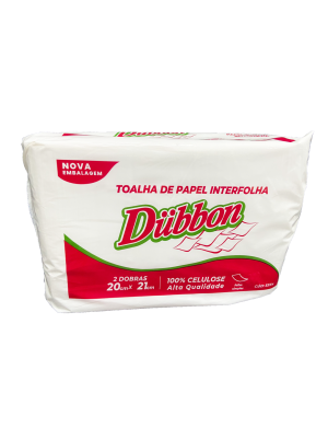 PAPEL TOALHA FOLHA SIMPLES 100% CELULOSE - 500G -  DUBBON